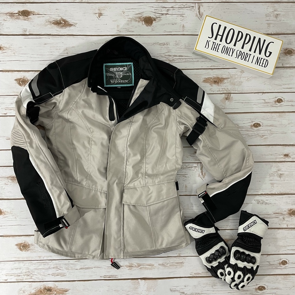 Sedici Motorcycle Jacket, w/ liner & protection pads • LIKE NEW!
